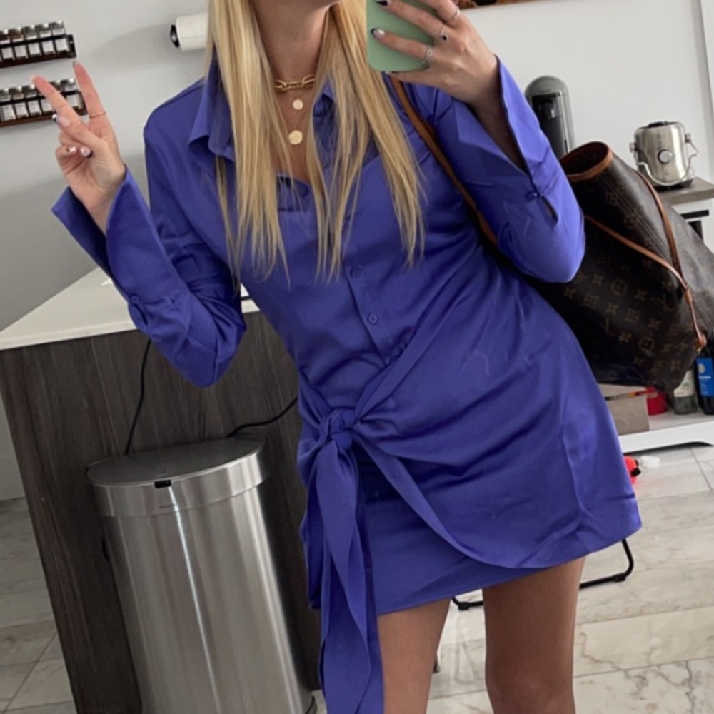 Rat & Boa Alanis Dress Blue - Picture 6 of 6